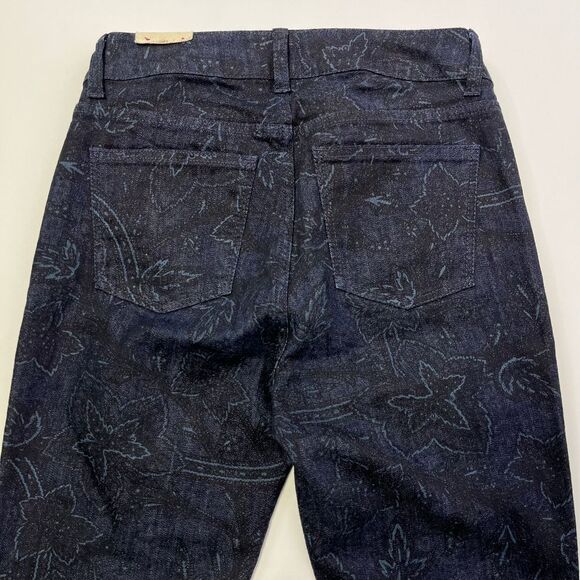 Talbots Heritage Slim Ankle Womens Patterned Skinny Jeans, Talbots Dark 482 - Picture 10 of 12